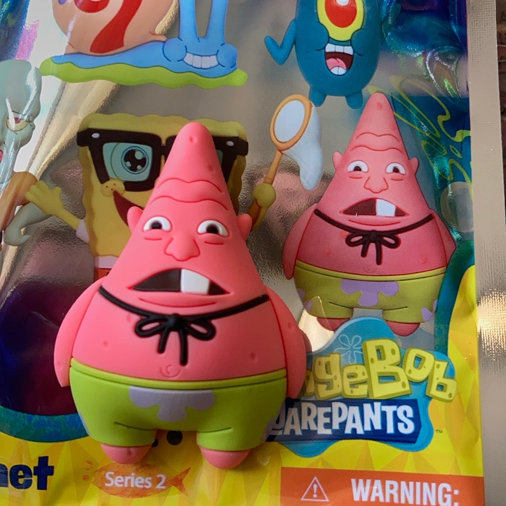 SpongeBob SquarePants Pinhead Larry Patrick Star Magnet